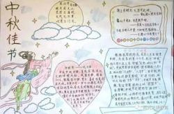 中秋节手抄报简单好画,简单易画，传承文化之美